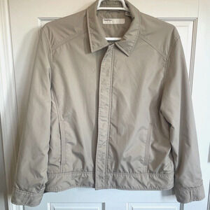 Vintage Perry Ellis Men's Large Lightweight Harrington Jacket Workwear Trucker